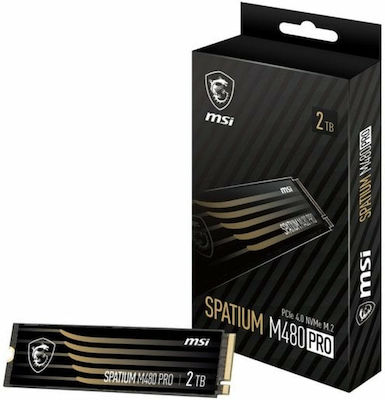 MSI Spatium M480 Pro SSD 2TB M.2 NVMe PCI Express 4.0