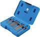 BGS Technic Satz 15 Bohrer HSS mit Zylindrischem Schaft für Metall