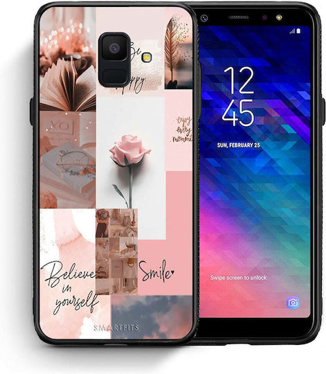 Smartfits Aesthetic Collage Back Cover Σιλικόνης Πολύχρωμο (Galaxy A6 2018)