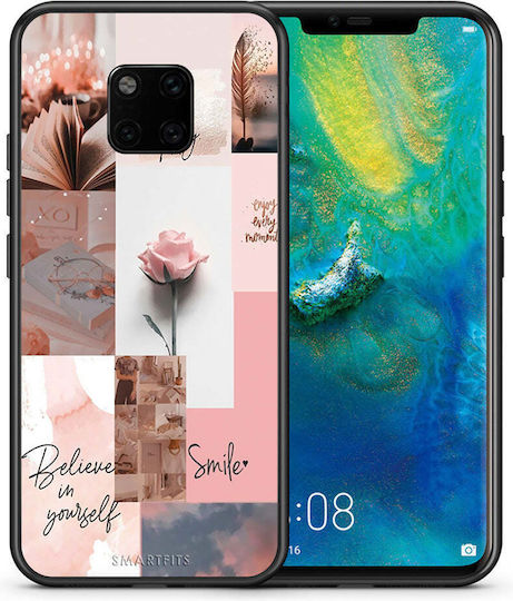 Smartfits Aesthetic Collage Back Cover Σιλικόνης Πολύχρωμο (Huawei Mate 20)