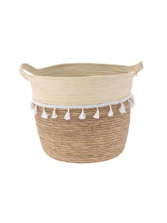 Wicker Decorative Basket 30x30x26cm Iliadis