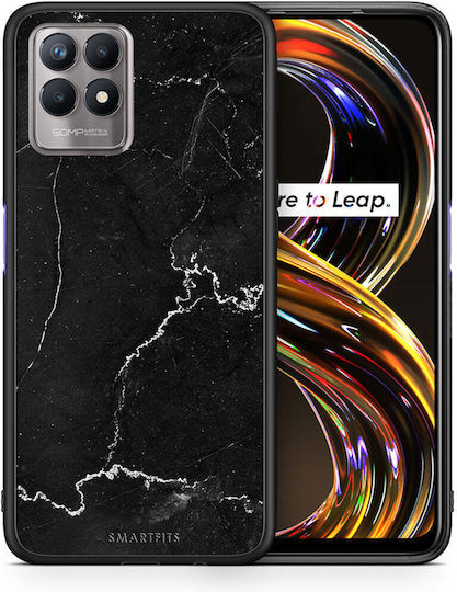 Smartfits Back Cover Πλαστικό / Σιλικόνης Μαύρο (Realme 8i)