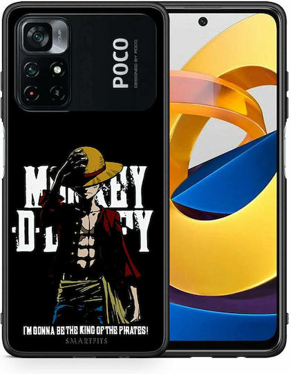 Smartfits Pirate King Back Cover Πλαστικό Μαύρο (Poco M4 Pro)