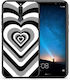 Smartfits Hearts Umschlag Rückseite Kunststoff Schwarz (Huawei Mate 10 Lite) A00_SM1-HU-MAT10LIT_BLACKHEARTS_RO1