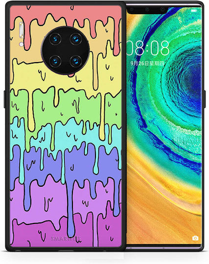 Smartfits Melting Rainbow Back Cover Σιλικόνης Πολύχρωμο (Huawei Mate 30 Pro)