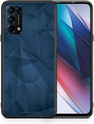 Smartfits Geometric Blue (Oppo Find X3 Lite) Smartfits Geometric Blue (Oppo Find X3 Lite)
