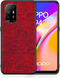 Smartfits Paisley Cashmere Κόκκινη (Oppo A94)