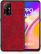 Smartfits Paisley Cashmere Back Cover Πλαστικό / Σιλικόνης Κόκκινο (Oppo A94)