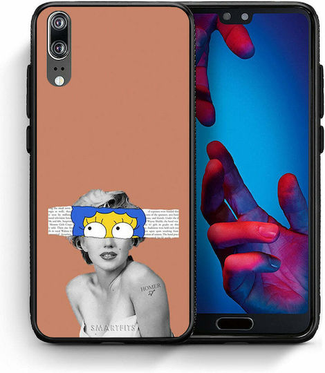 Smartfits Back Cover Σιλικόνης Καφέ (Huawei P20)