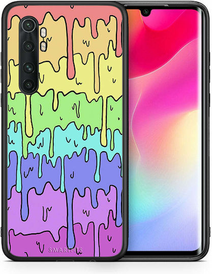 Smartfits Melting Rainbow Back Cover Σιλικόνης Πολύχρωμο (Xiaomi Mi Note 10 Lite)