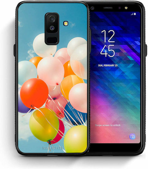 Smartfits Baloane Colorate Back Cover din Plastic Multicolor (Galaxy A6+ 2018)