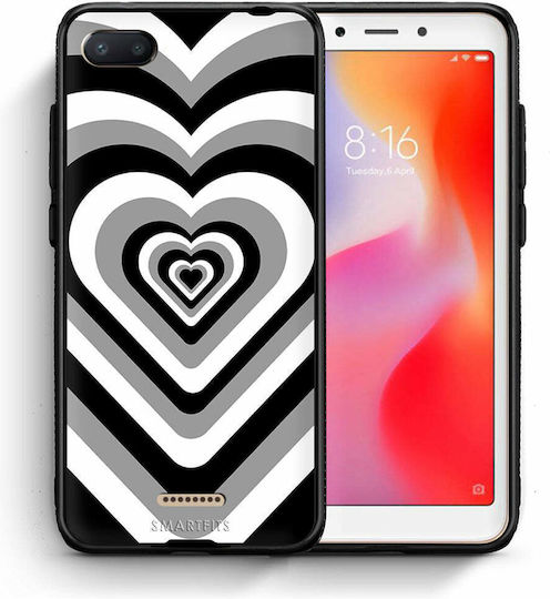 Smartfits Hearts Задна корица Пластмаса Черен (Redmi 6a) 7351078158491_42335404294299
