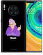 Smartfits Grandma Mood Back Cover Silicone Black (Huawei Mate 30 Pro) 7557474451611_43050806214811