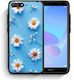 Smartfits Задна корица Силикон Светлосин (Huawei Y6 2018)