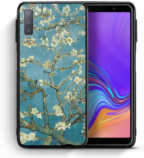 Smartfits Umschlag Rückseite Kunststoff Grün (Galaxy A7 2018)