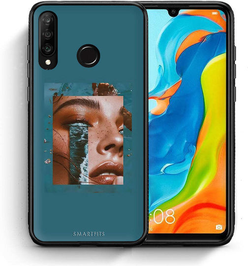 Smartfits Cry Заден силиконов калъф, многоцветен (Huawei P30 Lite)