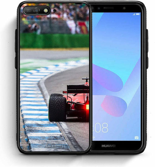 Smartfits Back Cover din Plastic Multicolor (Huawei Y6 2018)
