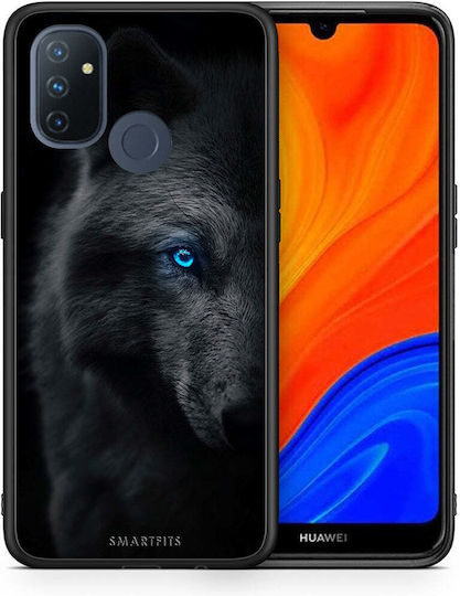 Smartfits Dark Wolf Umschlag Rückseite Silikon Mehrfarbig (OnePlus Nord N100)