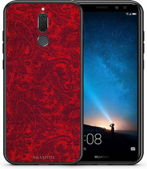 Smartfits Paisley Cashmere Задна корица Пластмаса Червен (Huawei Mate 10 Lite) 7175484899483_41416557887643