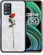 Smartfits Rose Back Cover Silicon Alb (Realme 8 5G)