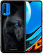 Smartfits Dark Wolf Back Cover Silicone Multicolour (Redmi 9T)