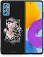 Smartfits Flower Frame Back Cover Πλαστικό Μαύρο (Galaxy M52)