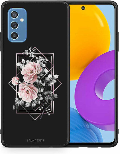 Smartfits Flower Frame Back Cover Πλαστικό Μαύρο (Galaxy M52)
