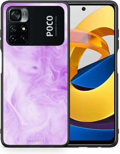 Smartfits Watercolor Back Cover Plastic Lila (Poco M4 Pro) 7381526446235_42445375570075