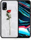 Smartfits Rose Back Cover Σιλικόνης Λευκό (Realme 7 Pro)