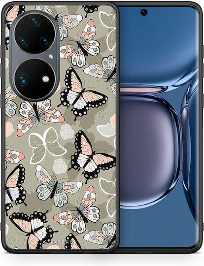 Smartfits Boho Butterflies Backcover Kunststoff Mehrfarbig (Huawei P50)
