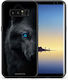 Smartfits Dark Wolf Umschlag Rückseite Silikon Mehrfarbig (Galaxy Note 8)