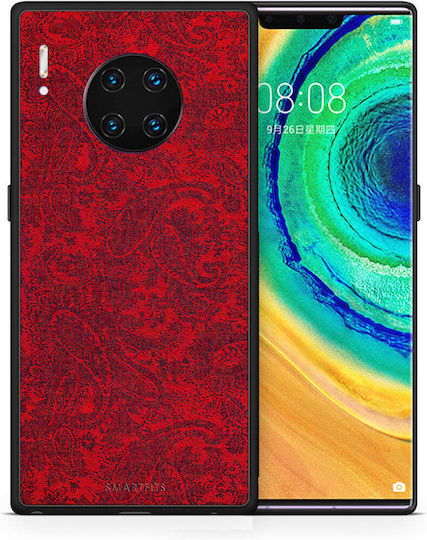 Smartfits Paisley Cashmere Back Cover Silicon Roșu (Huawei Mate 30 Pro) 7557472944283_43050796253339