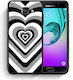 Smartfits Hearts Back Cover Plastic Negru (Galaxy A5 2017)