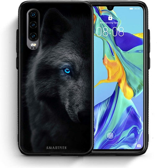 Smartfits Dark Wolf Back Cover Silicon Multicolor (Huawei P30)