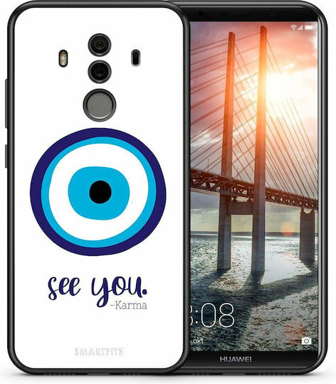 Smartfits Karma Says Заден Капак Пластмасов Бял (Huawei Mate 10 Pro)