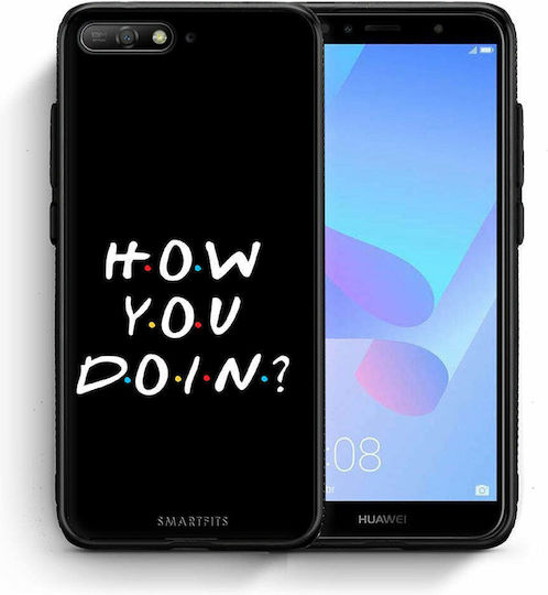 Smartfits Back Cover Plastic Black (Huawei Y6 2018)