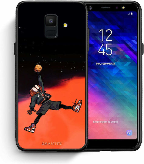 Smartfits Basketball Umschlag Rückseite Kunststoff Mehrfarbig (Galaxy A6 2018) A00_SM1-SA-A618_BASKETBALLHERO_RO1