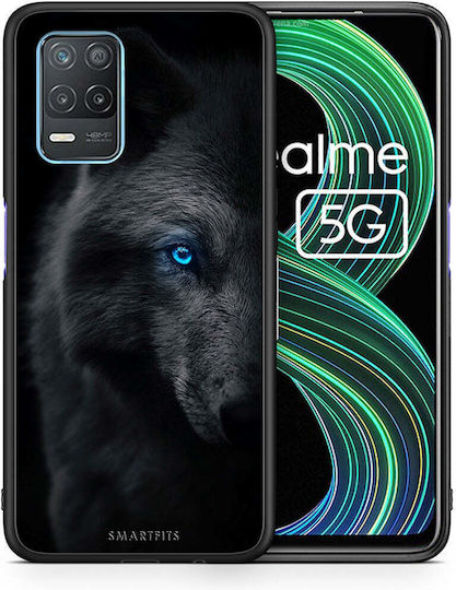 Smartfits Dark Wolf Back Cover Silicon Multicolor (Realme 8 5G)