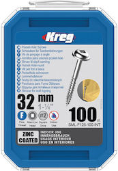 Kreg Schraube Platz mit Länge 32mm 100Stück Kreg Schraube Platz mit Länge 32mm 100Stück