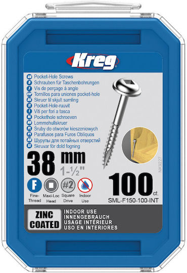 Kreg Screw Square with Length 38mm 100pcs
