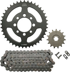 JT Sprockets Kette & Ritzel-Kit für Modenas Kriss 125