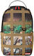 Sprayground DLXSR School Bag Backpack Junior High-High School Multicolour with Water Bottle Holder