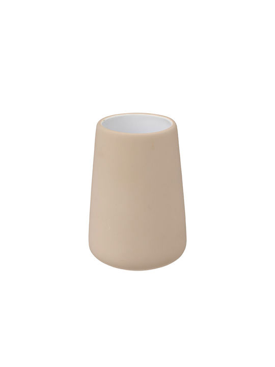 5Five Tabletop Cup Holder Ceramic Beige