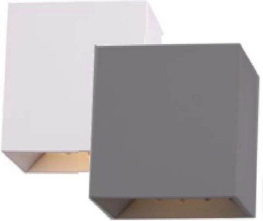 Universe Wall-Mounted Outdoor Ceiling Light LED IP65 4W with Warm White Light 12x12x5.2εκ.