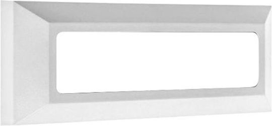 Universe Επιτοίχια Εξωτερική Πλαφονιέρα LED IP65 5W με Θερμό Λευκό Φως 23x8εκ.
