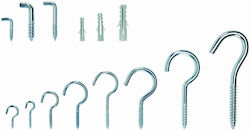 Lux Tools Βίδα Γάντζος Μεταλλική 400τμχ