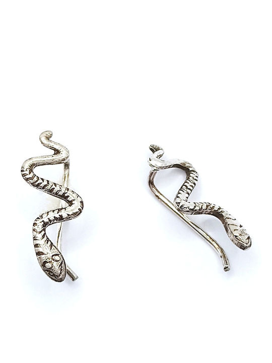 PS Silver Σκουλαρίκια Ear Climbers από Ασήμι