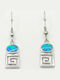 PS Silver Earrings made of Silver with Stones