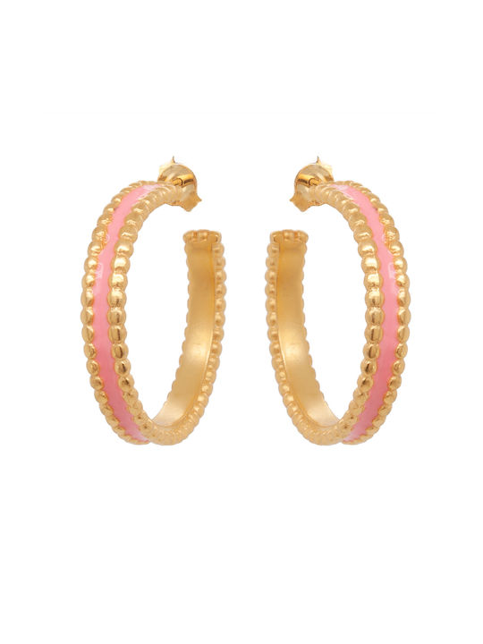 LifeLikes Earrings Hoops Gold Plated