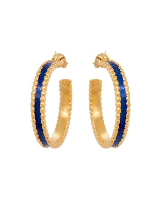 LifeLikes Earrings Hoops Gold Plated